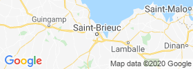 Saint Brieuc map